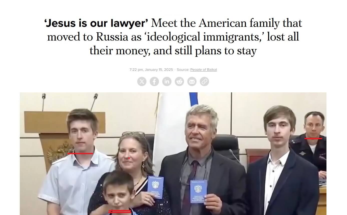 American family moved to Russia as `Idiological immigrants`