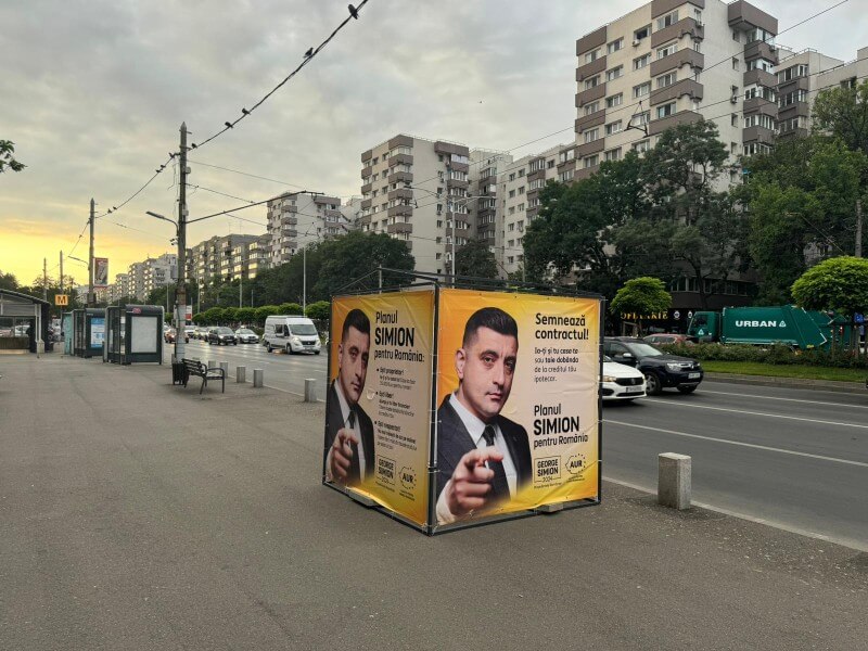 Panotaj stradal - AUR, campanie electorala