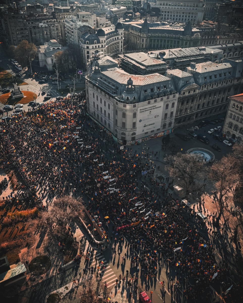 Proteste AUR - Bucuresti, ianuarie 2025